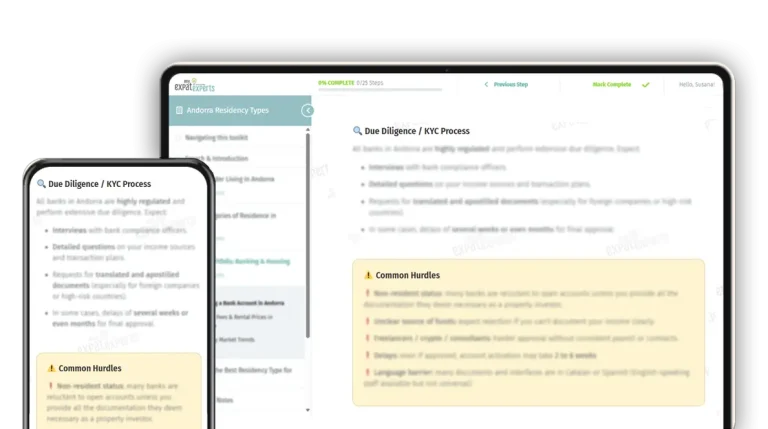 Residency Types Andorra My Expat Experts Demo Screenshot 03