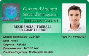 Tarja Compte Propi Andorra