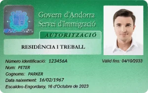 ResidencyCardSample Residencia i Treball